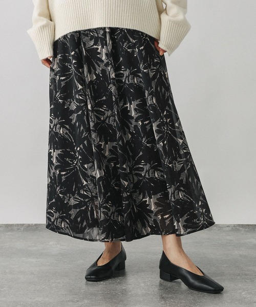 セール】エアリーリラックスフレアスカート/575243（スカート