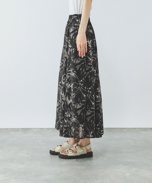 GLOBAL WORK（グローバルワーク）の「エアリーリラックスフレアスカート/575243（スカート・レディース・ブルー系その他/チェック/ブラック系その他/グレー系その他・REGULAR/SHORT）」の11枚目の写真