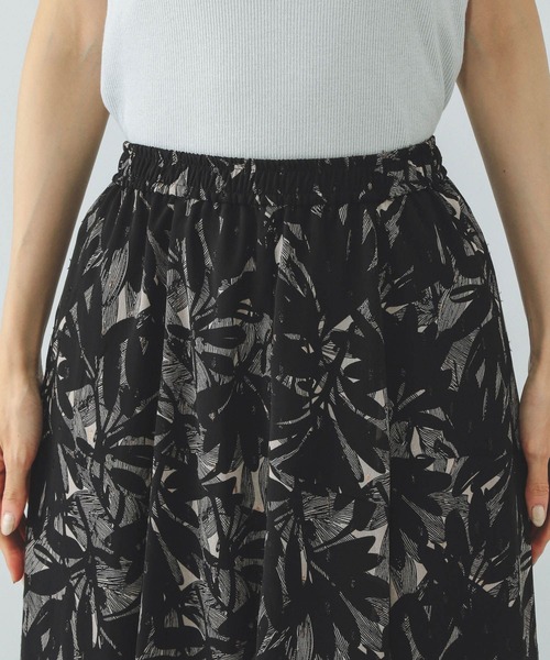 GLOBAL WORK（グローバルワーク）の「エアリーリラックスフレアスカート/575243（スカート・レディース・ブルー系その他/チェック/ブラック系その他/グレー系その他・REGULAR/SHORT）」の13枚目の写真