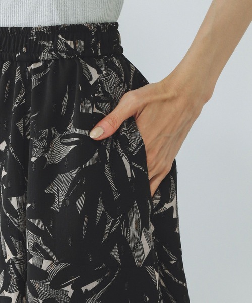 GLOBAL WORK（グローバルワーク）の「エアリーリラックスフレアスカート/575243（スカート・レディース・ブルー系その他/チェック/ブラック系その他/グレー系その他・REGULAR/SHORT）」の5枚目の写真