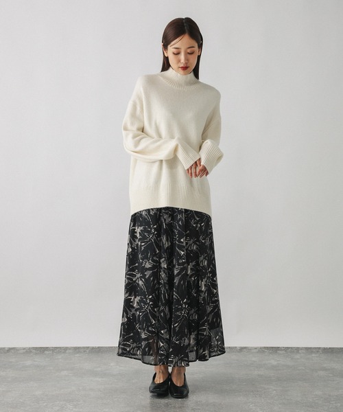 GLOBAL WORK（グローバルワーク）の「エアリーリラックスフレアスカート/575243（スカート・レディース・ブルー系その他/チェック/ブラック系その他/グレー系その他・REGULAR/SHORT）」の15枚目の写真