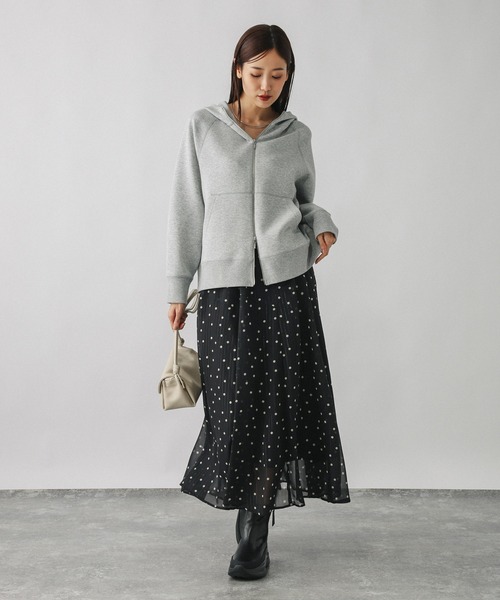 GLOBAL WORK（グローバルワーク）の「エアリーリラックスフレアスカート/575243（スカート・レディース・ブルー系その他/チェック/ブラック系その他/グレー系その他・REGULAR/SHORT）」の19枚目の写真