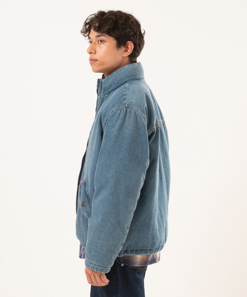 Levi's（リーバイス）の「Levi's/リーバイス BRIGGS ショートパファージャケット インディゴブルー（ダウンジャケット/コート・メンズ・ダークインディゴブルー・S/M/L/XL）」の2枚目の写真