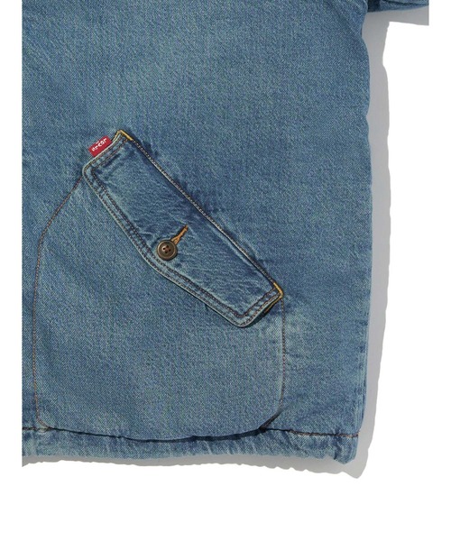 Levi's（リーバイス）の「Levi's/リーバイス BRIGGS ショートパファージャケット インディゴブルー（ダウンジャケット/コート・メンズ・ダークインディゴブルー・S/M/L/XL）」の11枚目の写真