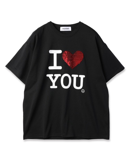 DISCOVERED(ディスカバード)の「I LOVE&HATE SEQUINS DAMAGE TEE(Tシャツ/カットソー・メンズ・ホワイト/ブラック・3/1)」の16枚目の写真