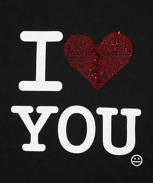 DISCOVERED(ディスカバード)の「I LOVE&HATE SEQUINS DAMAGE TEE(Tシャツ/カットソー・メンズ・ホワイト/ブラック・3/1)」の17枚目の写真