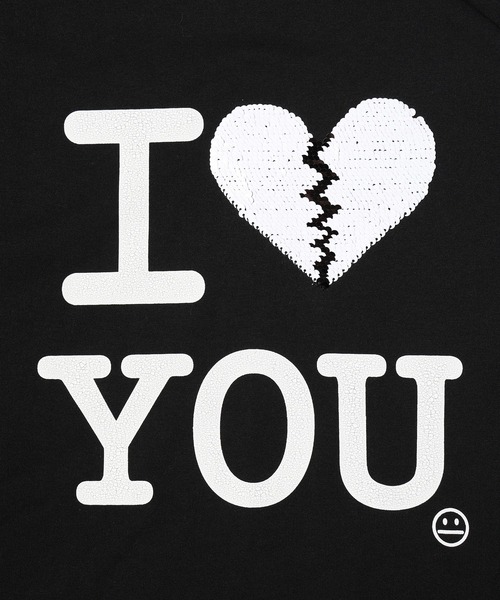 DISCOVERED(ディスカバード)の「I LOVE&HATE SEQUINS DAMAGE TEE(Tシャツ/カットソー・メンズ・ホワイト/ブラック・3/1)」の18枚目の写真