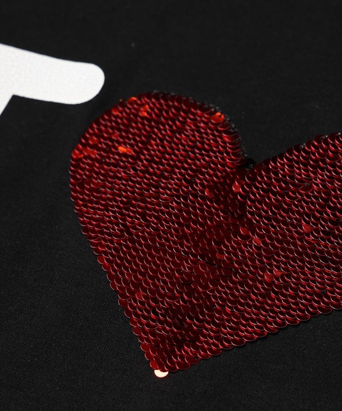 DISCOVERED(ディスカバード)の「I LOVE&HATE SEQUINS DAMAGE TEE(Tシャツ/カットソー・メンズ・ホワイト/ブラック・3/1)」の20枚目の写真