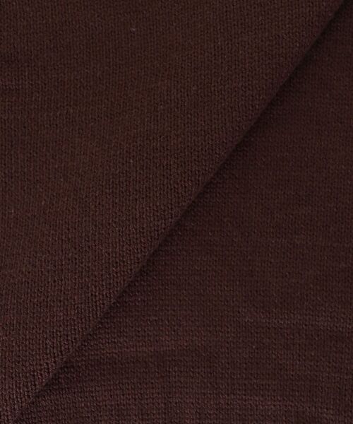 MAJESTIC LEGON(マジェスティックレゴン)の「シャツドッキングミディ丈ニット(ニット/セーター・レディース・ネイビー/ブラウン/グレー/アイボリー/ブラック・MEDIUM)」の11枚目の写真