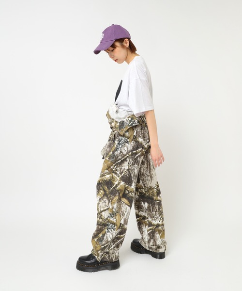 RNA(アールエヌエー)の「M2514 BIG EYE BIG T(Tシャツ/カットソー・レディース・杢グレー/ホワイト・MEDIUM)」の10枚目の写真