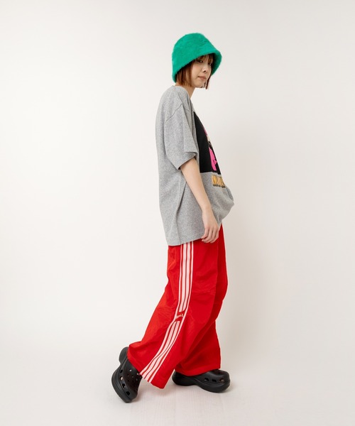 RNA(アールエヌエー)の「M2514 BIG EYE BIG T(Tシャツ/カットソー・レディース・杢グレー/ホワイト・MEDIUM)」の14枚目の写真