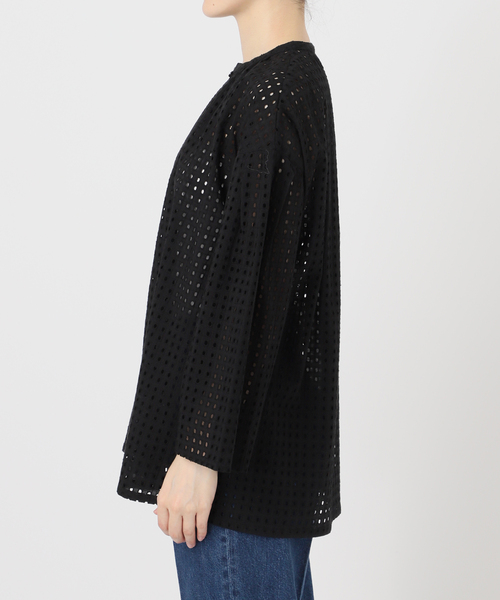 B.C STOCK（ベーセーストック）の「手洗い可 / カットワークブラウス（シャツ/ブラウス・レディース・ブラック/ブラウン・FREE）」の19枚目の写真