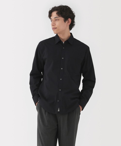 紳士 洗いざらしブロード長袖シャツ（シャツ/ブラウス）｜無印良品