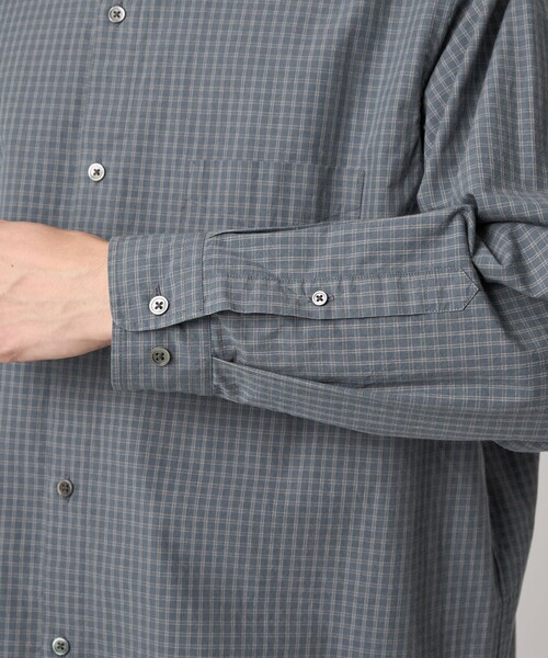 Steven Alan(スティーブンアラン)の「<Steven Alan> ポプリン グラフチェック レギュラーカラー シャツ LOOSE(シャツ/ブラウス・メンズ・ダークブラウン/ロイヤルブルー・S/M/L/XL)」の15枚目の写真