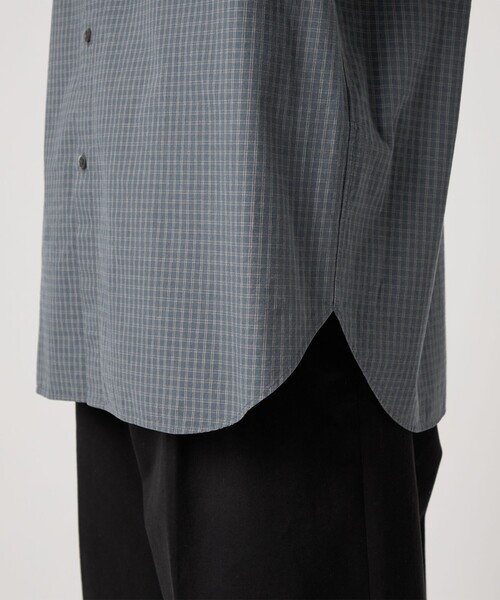 Steven Alan(スティーブンアラン)の「<Steven Alan> ポプリン グラフチェック レギュラーカラー シャツ LOOSE(シャツ/ブラウス・メンズ・ダークブラウン/ロイヤルブルー・S/M/L/XL)」の16枚目の写真
