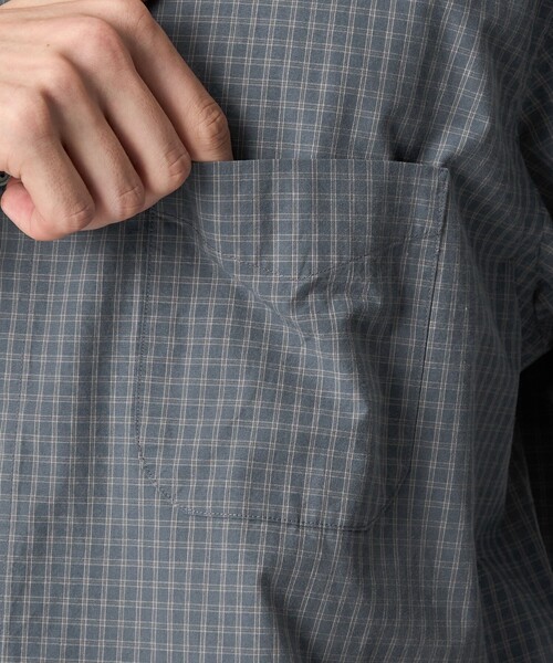Steven Alan(スティーブンアラン)の「<Steven Alan> ポプリン グラフチェック レギュラーカラー シャツ LOOSE(シャツ/ブラウス・メンズ・ダークブラウン/ロイヤルブルー・S/M/L/XL)」の18枚目の写真