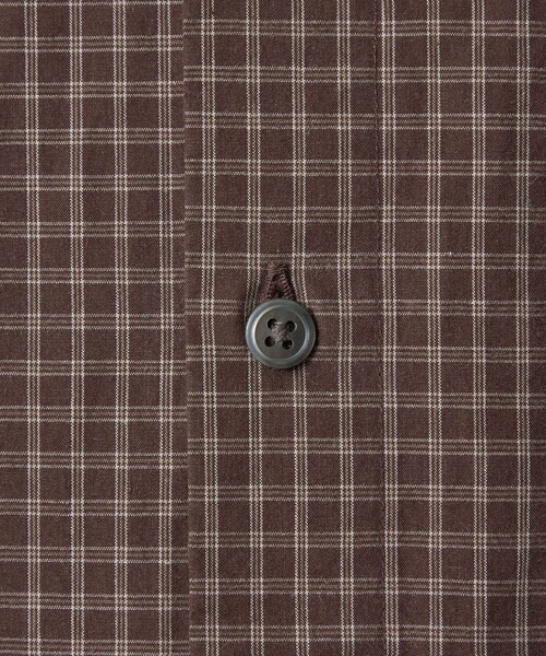 Steven Alan(スティーブンアラン)の「<Steven Alan> ポプリン グラフチェック レギュラーカラー シャツ LOOSE(シャツ/ブラウス・メンズ・ダークブラウン/ロイヤルブルー・S/M/L/XL)」の20枚目の写真