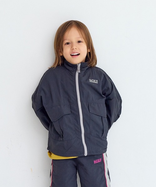 ナイロンジャケット セットアップ ナイロンメッシュトラックジャケット＆ショートパンツ