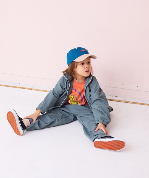 Life Support Products(ライフサポートプロダクツ)の「ナイロンビッグポケットジャケット/セットアップ可能(ナイロンジャケット・キッズ・オレンジ/マスタード/ネイビー/ブラック/カーキ/グレー・80/90/95/100/110/120/130/140/150)」の11枚目の写真