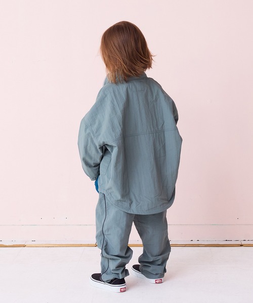 Life Support Products(ライフサポートプロダクツ)の「ナイロンビッグポケットジャケット/セットアップ可能(ナイロンジャケット・キッズ・オレンジ/マスタード/ネイビー/ブラック/カーキ/グレー・80/90/95/100/110/120/130/140/150)」の13枚目の写真