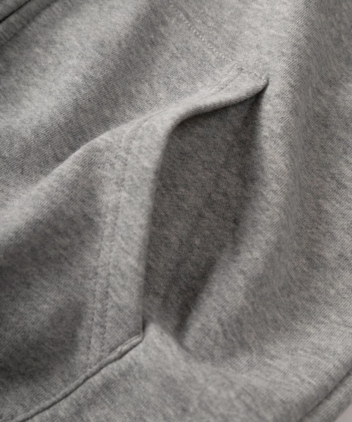 DISCUS（ディスカス）の「【71】【DISCUS/ディスカス】USAコットンブレンド  オーバルワッペンワンポイント刺繍＆ピスネームタグデザイン 裏毛ジップパーカー（パーカー・メンズ・ネイビー/ブラック/グレー/アッシュグレー・M/L/XL）」の9枚目の写真