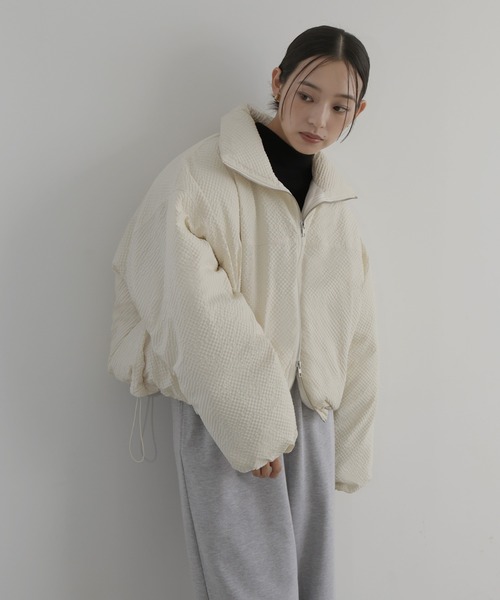 パディングショートダウンジャケット（ダウンジャケット/コート