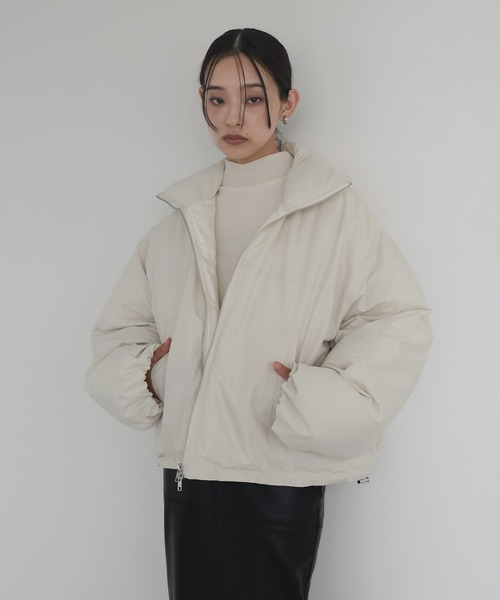 19AW PEツイル　Aラインショートダウンジャケット ENFOLD エンフォルド 19AW PEツイル Aラインショートダウン