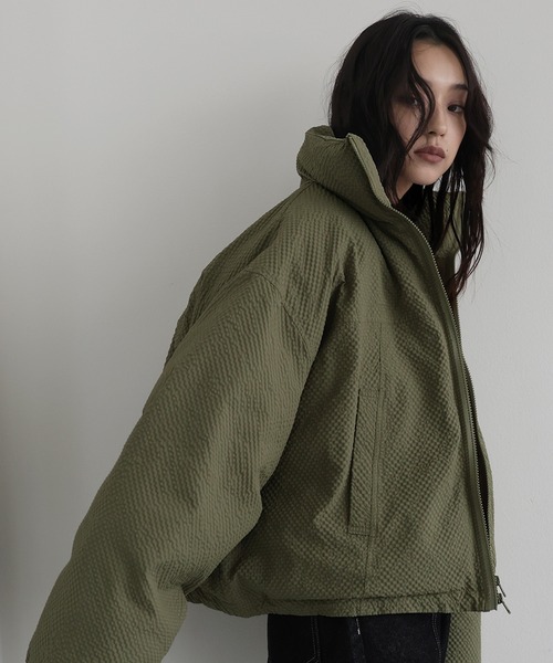 パディングショートダウンジャケット（ダウンジャケット/コート