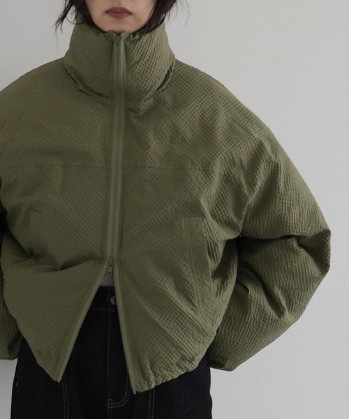 パディングショートダウンジャケット（ダウンジャケット/コート