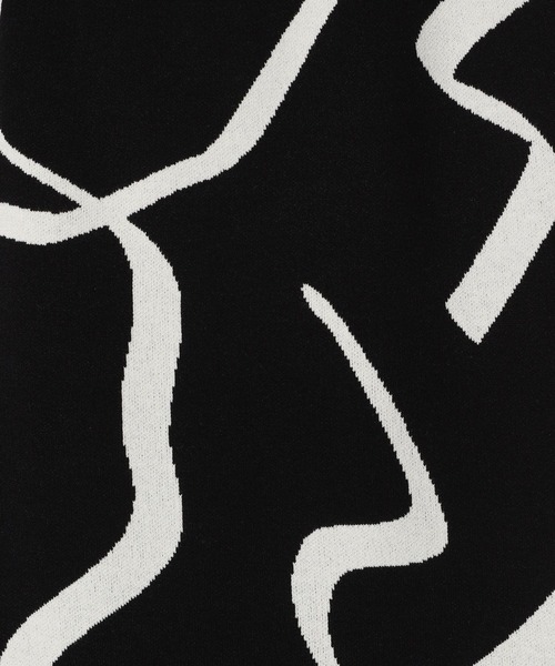 LEPSIM（レプシィム）の「12ゲージアソート柄スカート　497454（スカート・レディース・ブラウン/ブラック系その他/ブラック・FREE）」の4枚目の写真