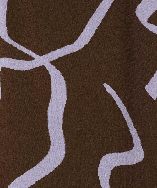 LEPSIM（レプシィム）の「12ゲージアソート柄スカート　497454（スカート・レディース・ブラウン/ブラック系その他/ブラック・FREE）」の5枚目の写真