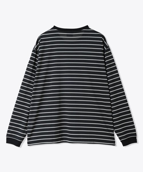 Columbia（コロンビア）の「Columbia／バルフォアリバー ロングスリーブティー（ロンT ロングTシャツ 長袖Tシャツ）ボーダー 速乾 軽量／コロンビア（Tシャツ/カットソー・レディース・ブラック/グリーン/ベージュ/パープル・L/S/XS/M/XL）」の6枚目の写真