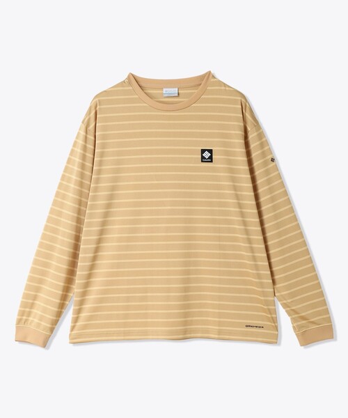 Columbia（コロンビア）の「Columbia／バルフォアリバー ロングスリーブティー（ロンT ロングTシャツ 長袖Tシャツ）ボーダー 速乾 軽量／コロンビア（Tシャツ/カットソー・レディース・ブラック/グリーン/ベージュ/パープル・L/S/XS/M/XL）」の10枚目の写真