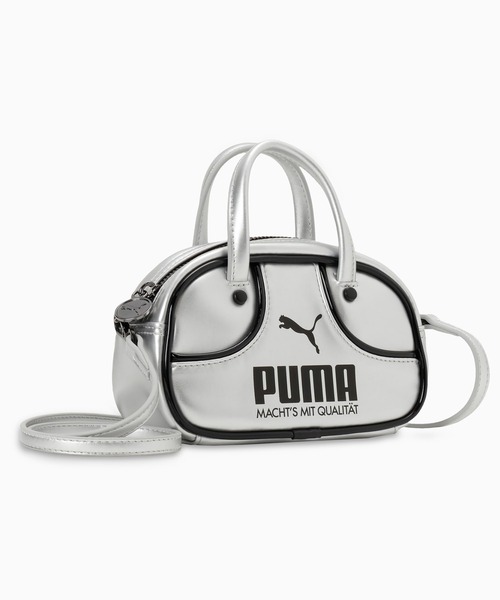 PUMA/プーマ ボストンバック 1976 メタリック マイクロ グリップバッグ