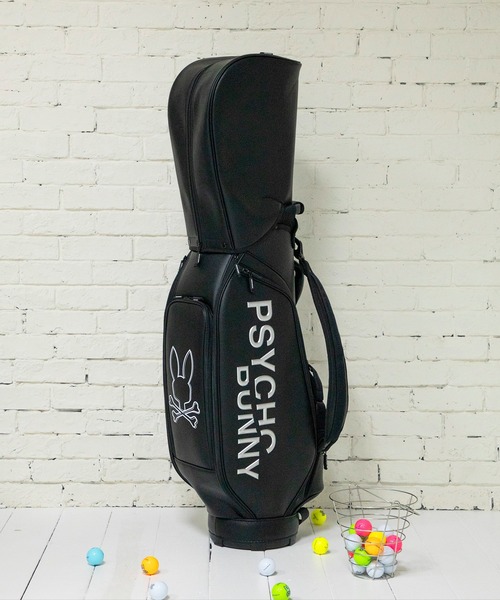 新品 サイコバニー ショルダーバッグ 黒 Psycho Bunny（サイコバニー）の「〔SPORTS LINE〕3バニー