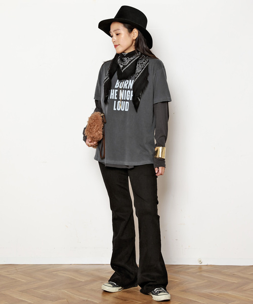 GOOD ROCK SPEED(グッドロックスピード)の「【GOOD ROCK SPEED / グッドロックスピード】別注graphic T sh(スミクロ)(Tシャツ/カットソー・レディース・ブラック系その他・FREE)」の16枚目の写真