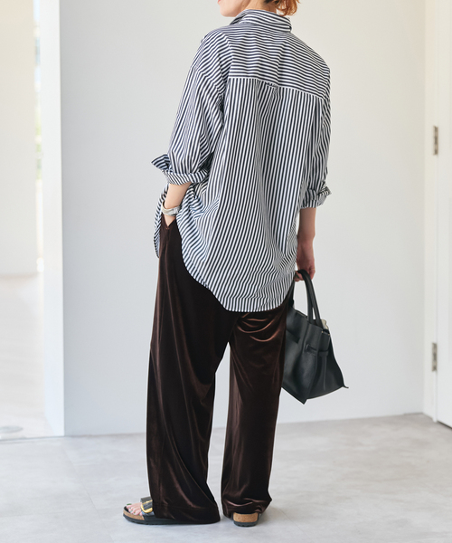 ベロアイージーパンツ（その他パンツ）｜Spick & Span（スピックアンド