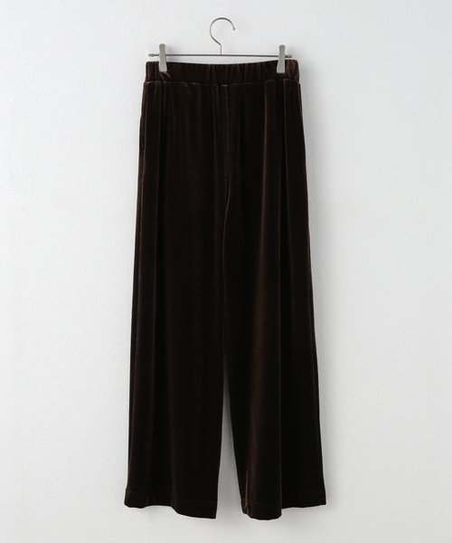 ベロアイージーパンツ（その他パンツ）｜Spick & Span（スピックアンド