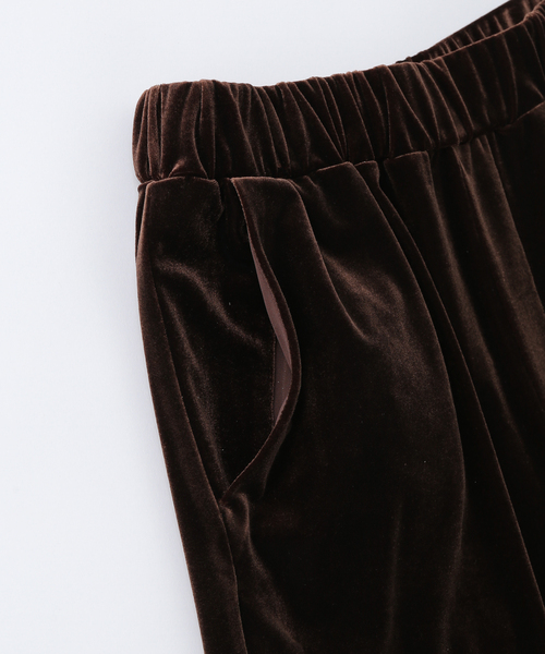 ベロアイージーパンツ（その他パンツ）｜Spick & Span（スピックアンド