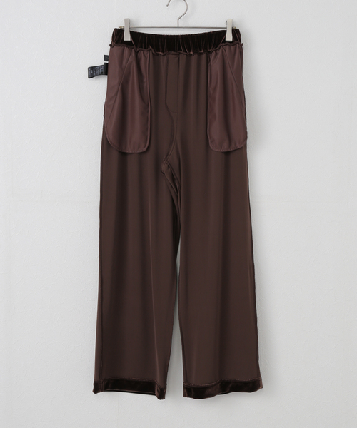 スピックアンドスパン　ベロアイージーパンツ　完売 ベロアイージーパンツ（その他パンツ）｜Spick and Span（スピック