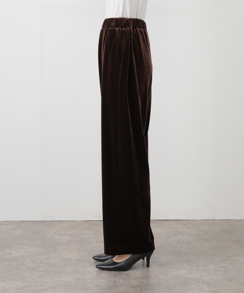 ベロアイージーパンツ（その他パンツ）｜Spick & Span（スピック