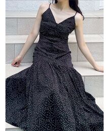 【tilzu 2】美品マーキュリーデュオ　ドットワンピース マーキュリーデュオ MERCURYDUO 【小澤美里コラボ】レース