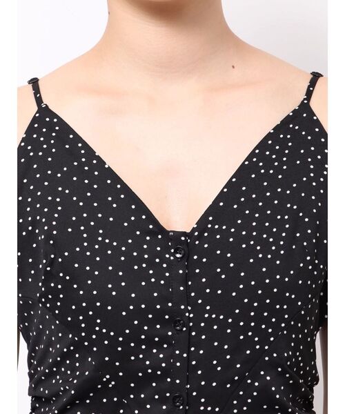MERCURYDUO(マーキュリーデュオ)の「ドットプリントナローワンピース(ワンピース・レディース・ブラック/オフホワイト・SMALL/MEDIUM)」の14枚目の写真