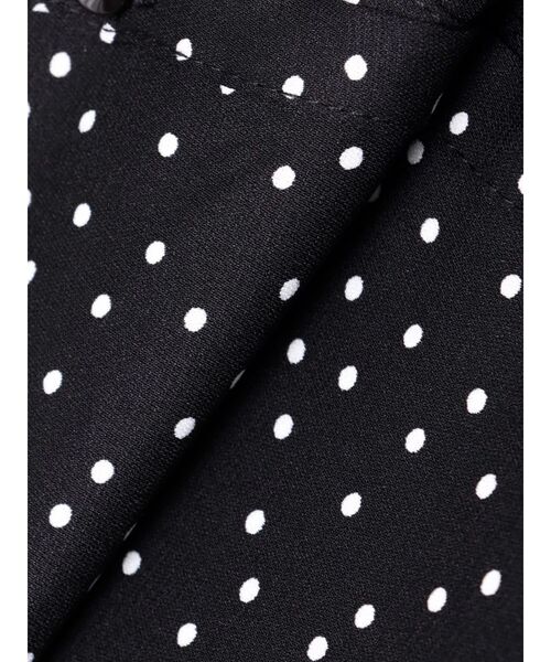 MERCURYDUO(マーキュリーデュオ)の「ドットプリントナローワンピース(ワンピース・レディース・ブラック/オフホワイト・SMALL/MEDIUM)」の17枚目の写真