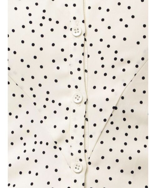 MERCURYDUO(マーキュリーデュオ)の「ドットプリントナローワンピース(ワンピース・レディース・ブラック/オフホワイト・SMALL/MEDIUM)」の18枚目の写真