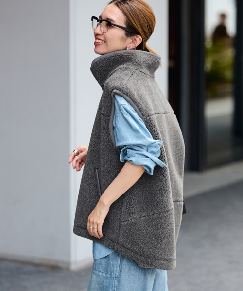 ウールボアベスト（ブルゾン）｜FRAMeWORK（フレームワーク）の