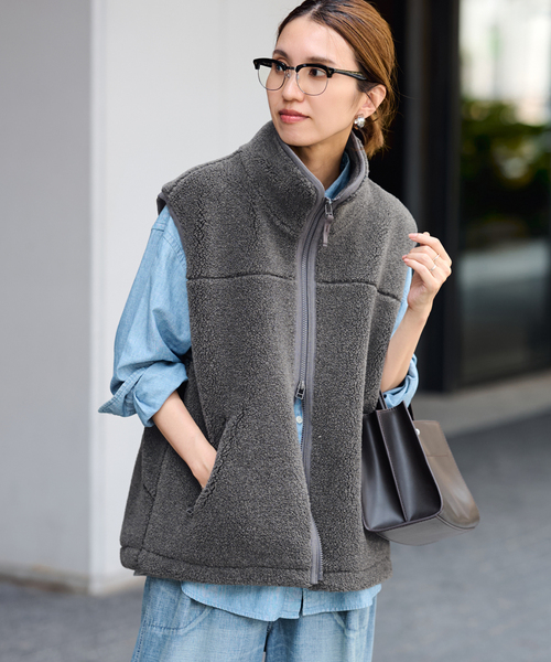 ウールボアベスト（ブルゾン）｜FRAMeWORK（フレームワーク）の