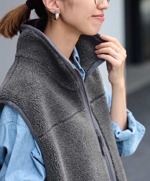 ウールボアベスト（ブルゾン）｜FRAMeWORK（フレームワーク）の