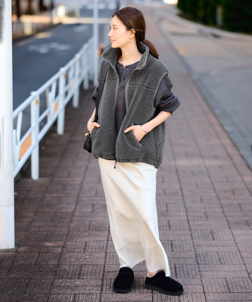 FRAMeWORK（フレームワーク）の「ウールボアベスト（ブルゾン）」 - WEAR