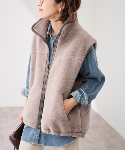 ウールボアベスト（ブルゾン）｜FRAMeWORK（フレームワーク）の